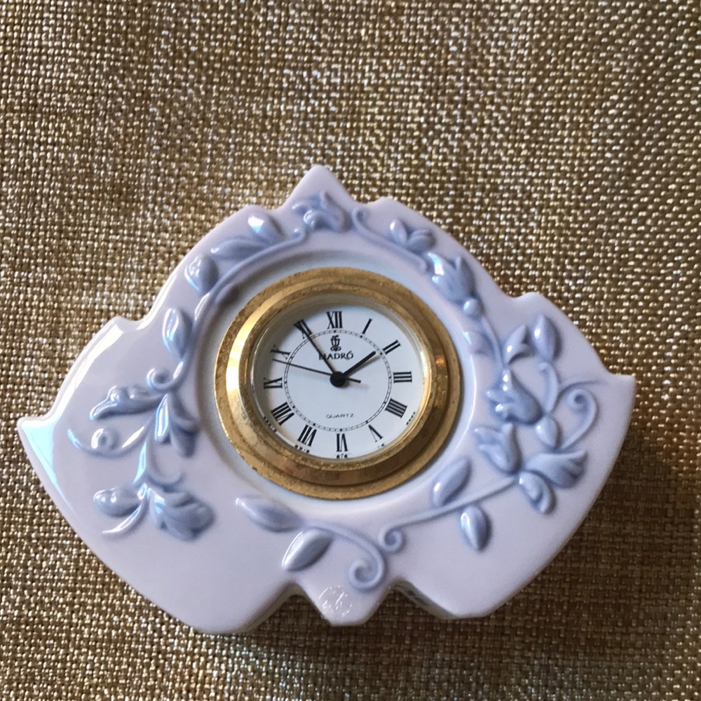 Lladró Porcelain Clock